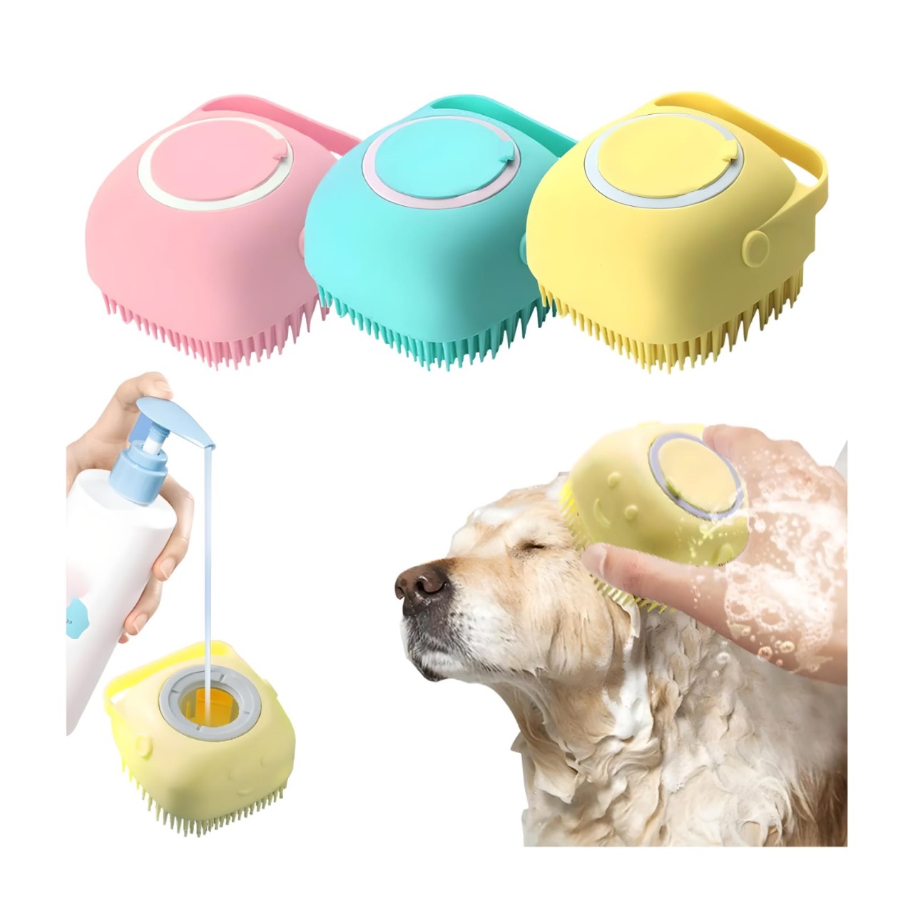 Soft Silicon Bath Scrubber